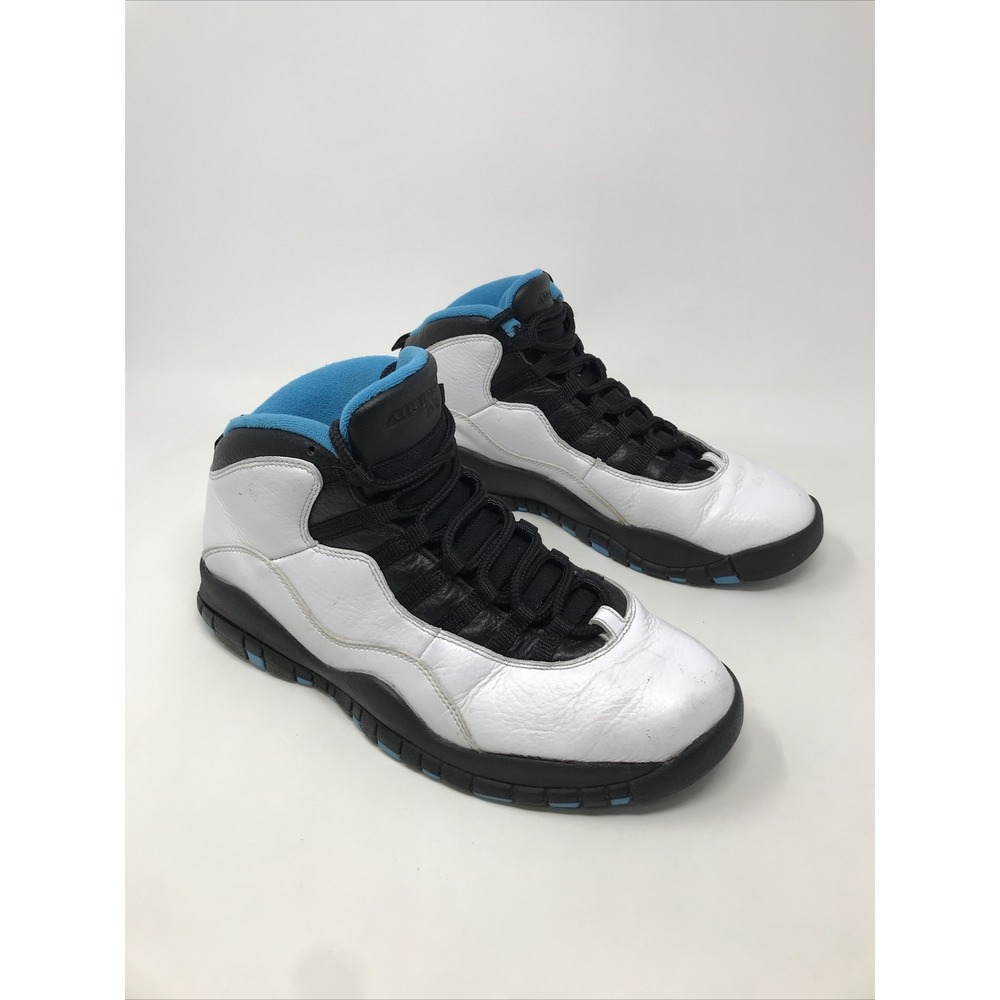 Jordan 10 Retro Powder Blue 2014 Size 8.5 FOR REPAIR READ DESCRIPTION 310805 106